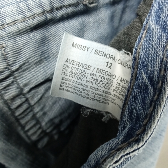 Nine West Vintage America 'Missy' women's bootcut blue jeans with rhinestones an - Picture 6 of 9